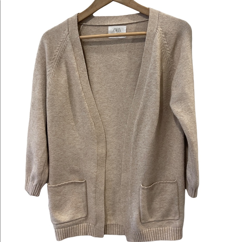 Zara girls size 11/12 oversized cardigan sweater